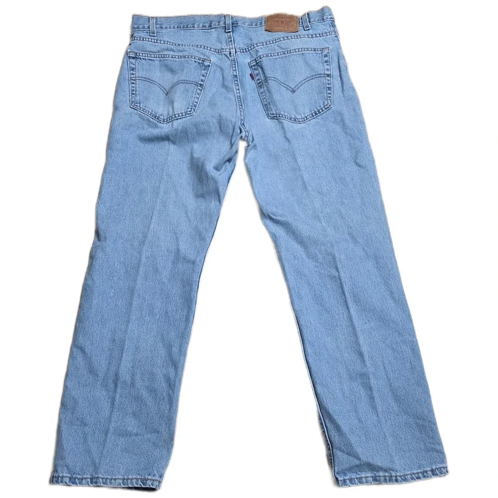Vintage Levi's 505 Regular Fit Straight Leg Jeans Mens Size‎ W40 L30 Light Wash